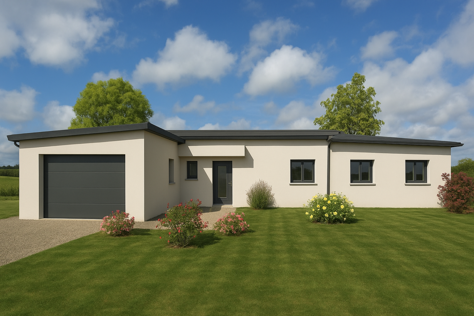 Construire un plain pied contemporain proche Offranville