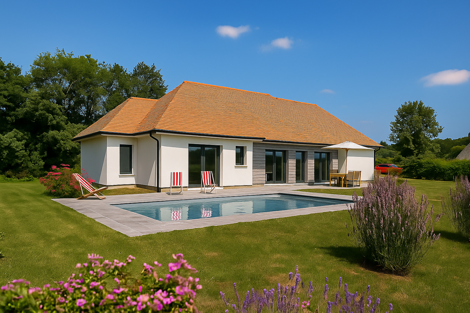 Acheter une maison neuve de plain pied proche de EU