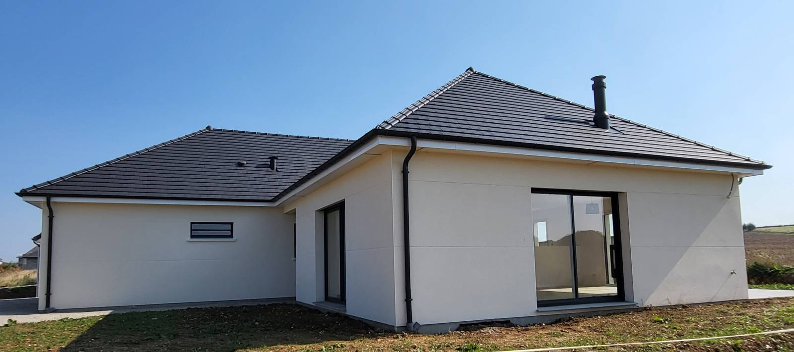 Construction d'un plain pied contemporaine proche de Dieppe