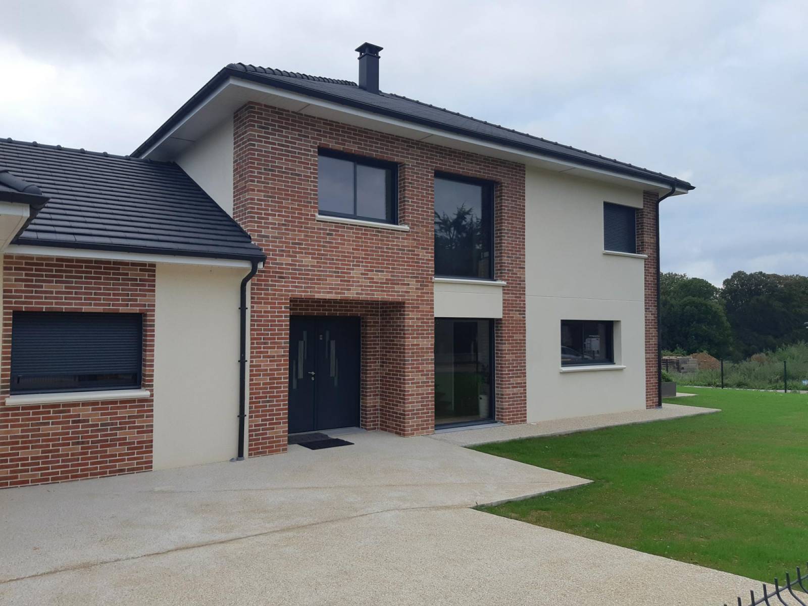 Entreprise pour l'extension moderne d'une maison traditionnelle à Fécamp 76 en Seine-Maritime 